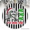 Ho Ho Ho It's Snow Time! Funny Horror Christmas Ornament, Vintage Halloween Beetle Zombie Tree Decor